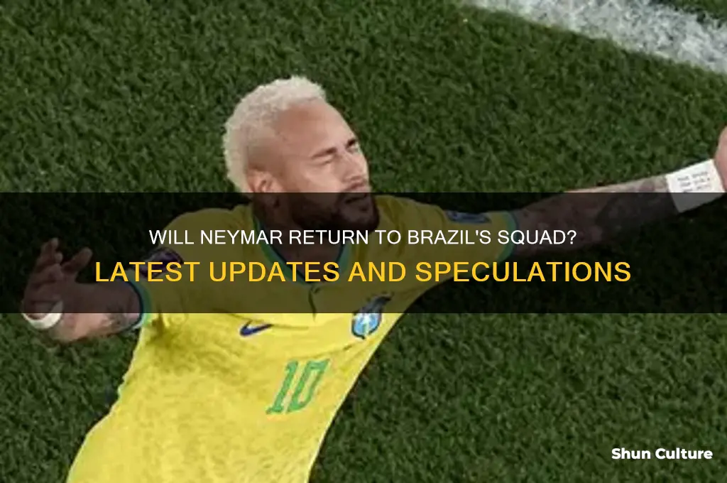 is neymar going to play for brazil