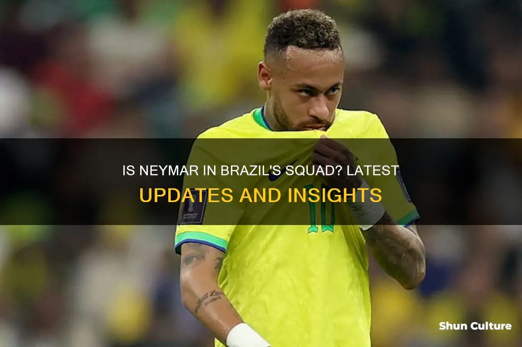 is neymar in brazil squad