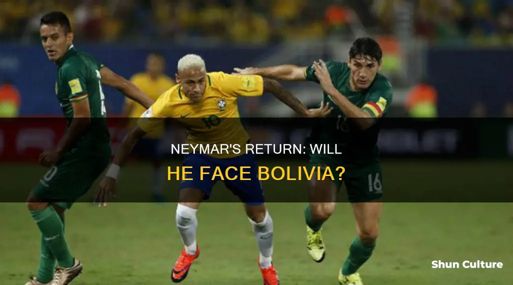 is neymar playing against bolivia