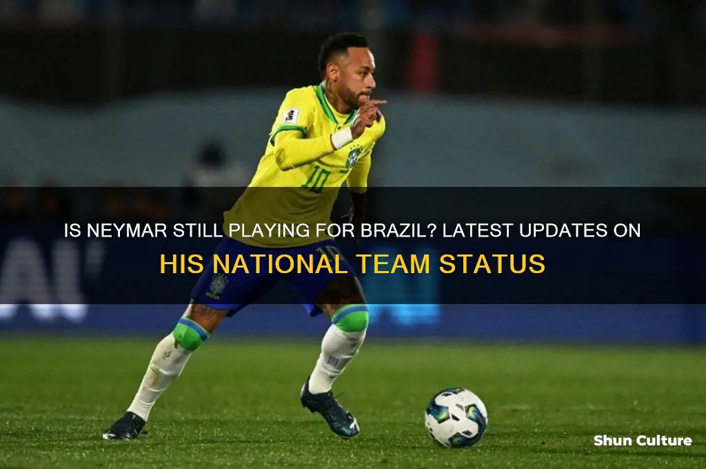 is neymar still playing for brazil
