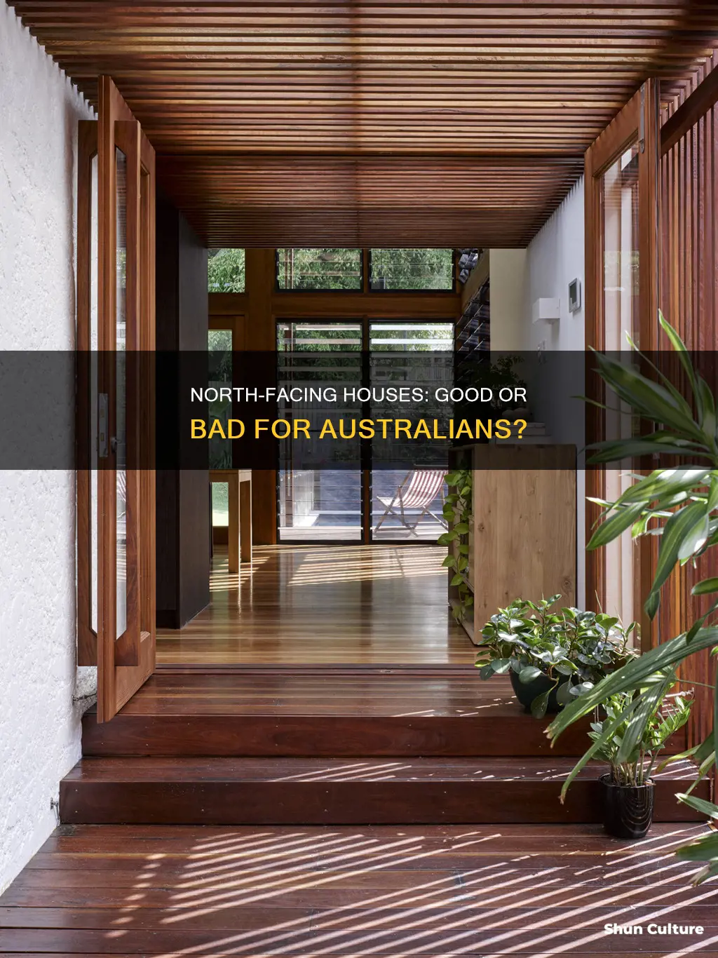 is north facing house good in australia