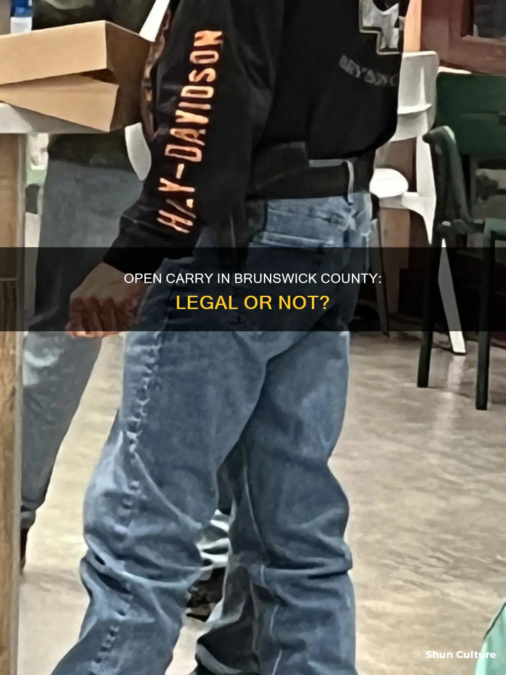 is open carry illegal in brunswick county north carolina