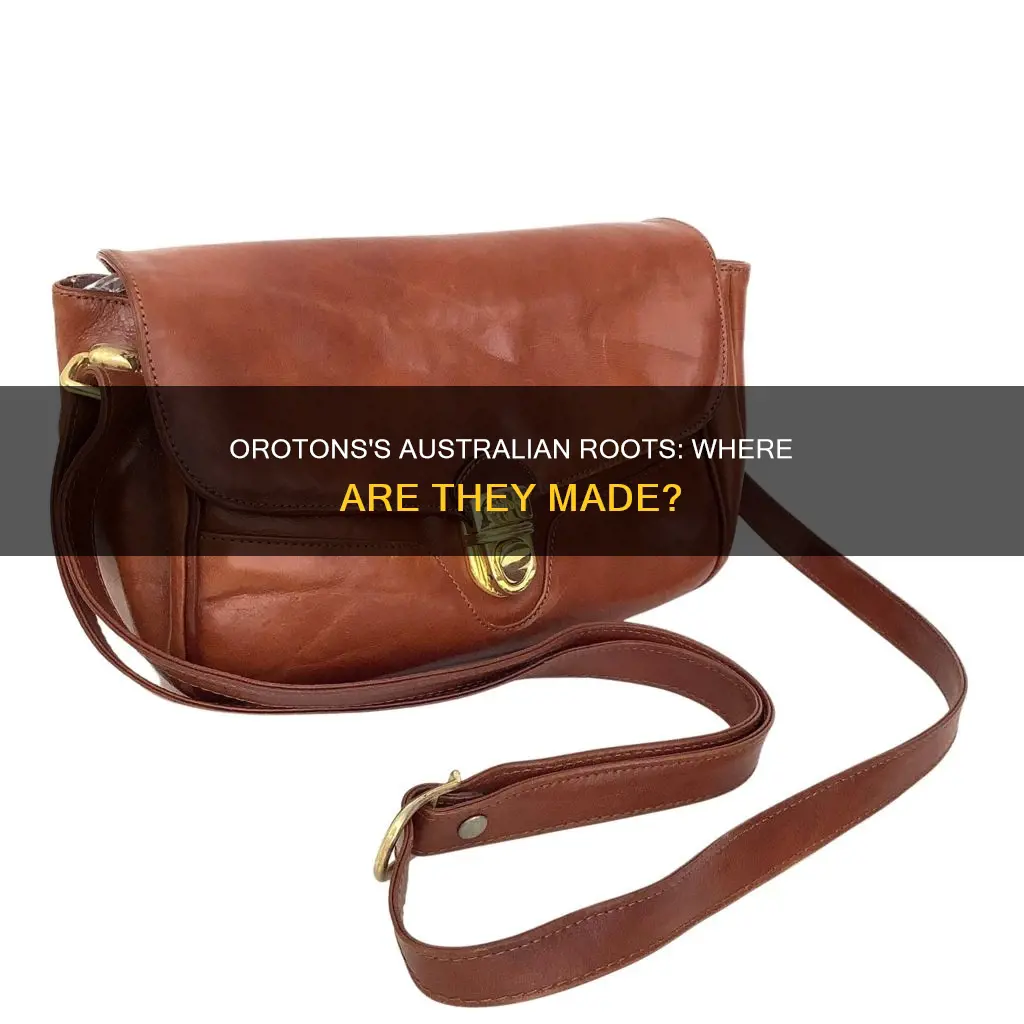 is oroton made in australia