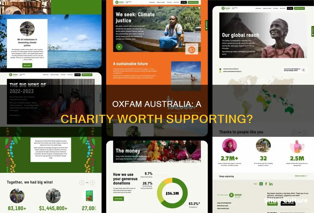 is oxfam australia a good charity