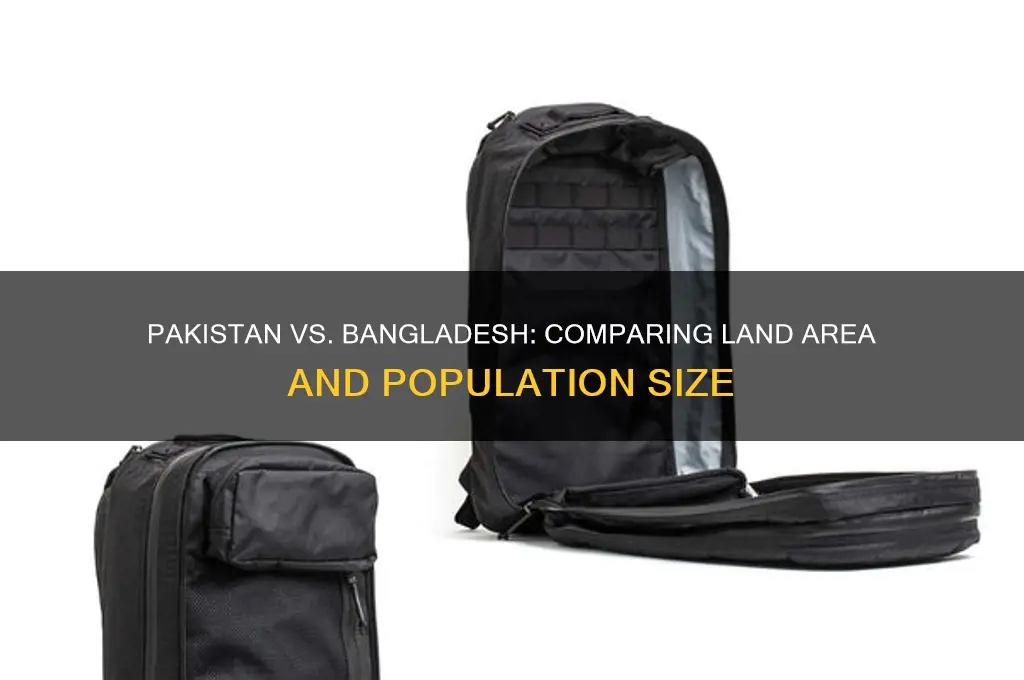 is pakistan bigger than bangladesh