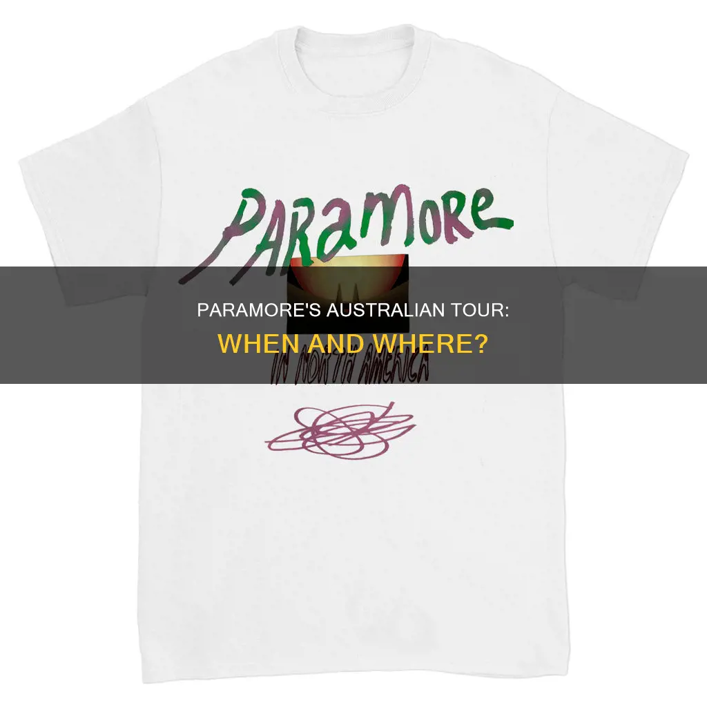 is paramore coming to australia