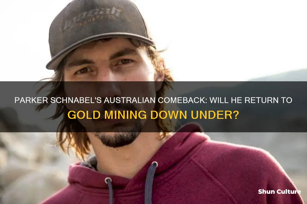 is parker schnabel going back to australia