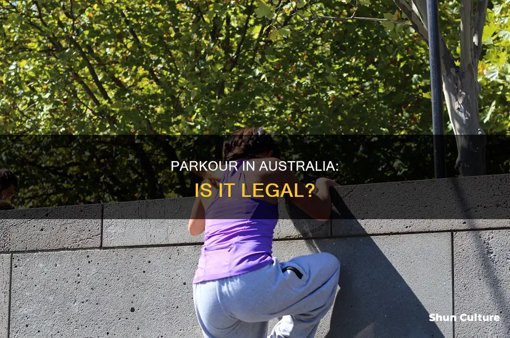 is parkour illegal in australia