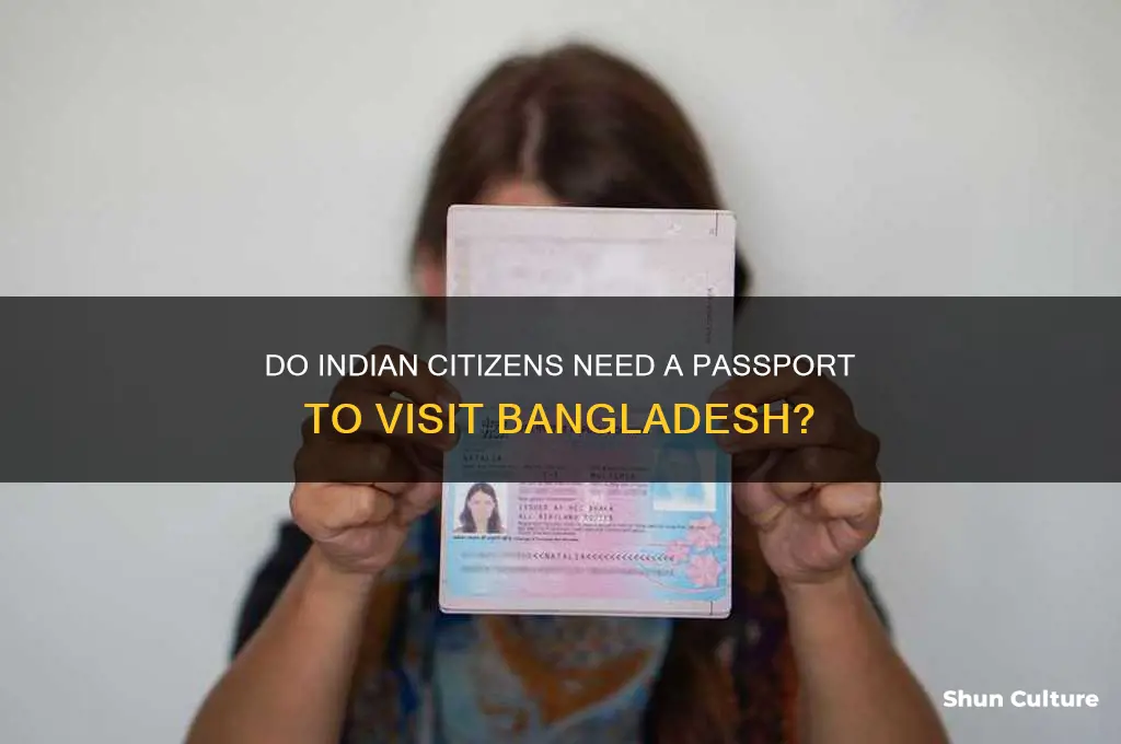 is passport required for bangladesh for indian citizens