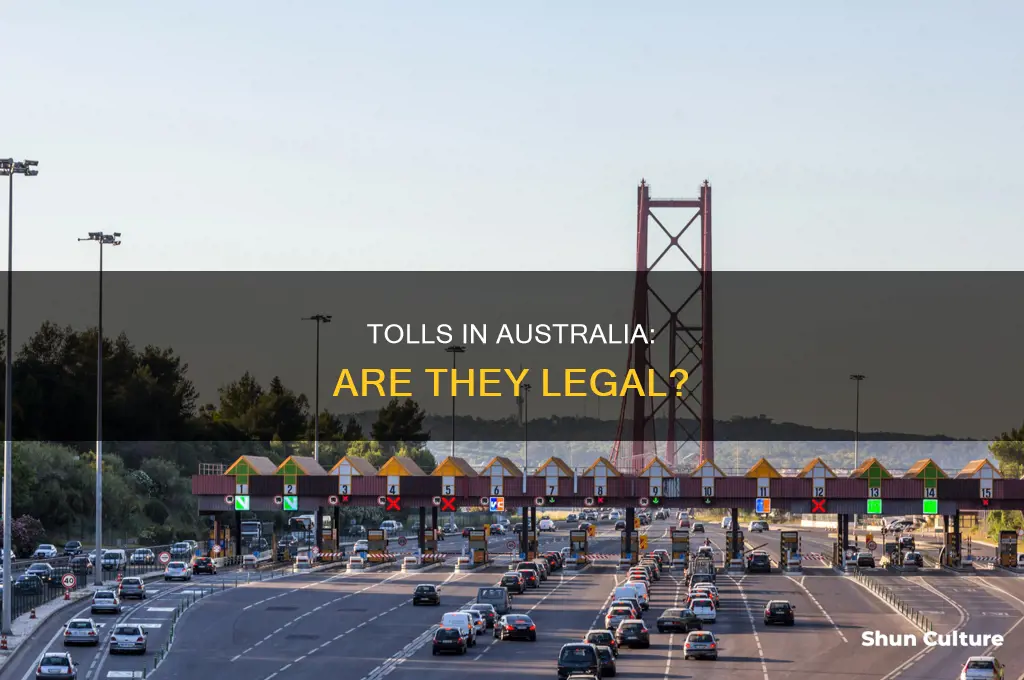 is paying tolls in australia illegal