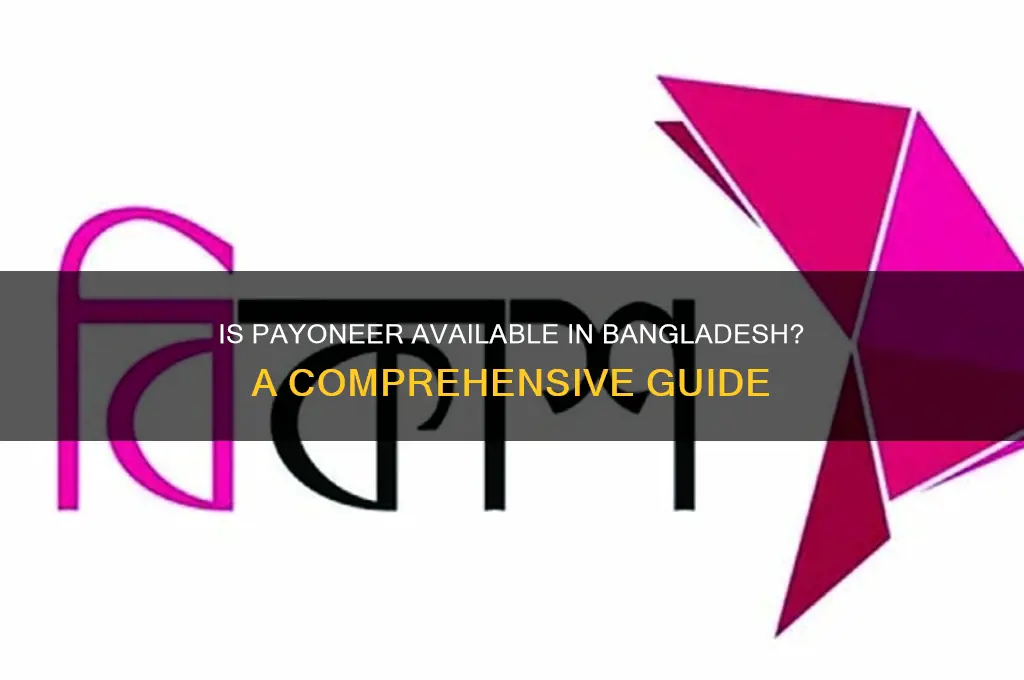 is payoneer available in bangladesh