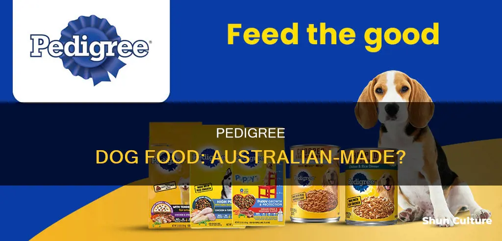 is pedigree dog food made in australia