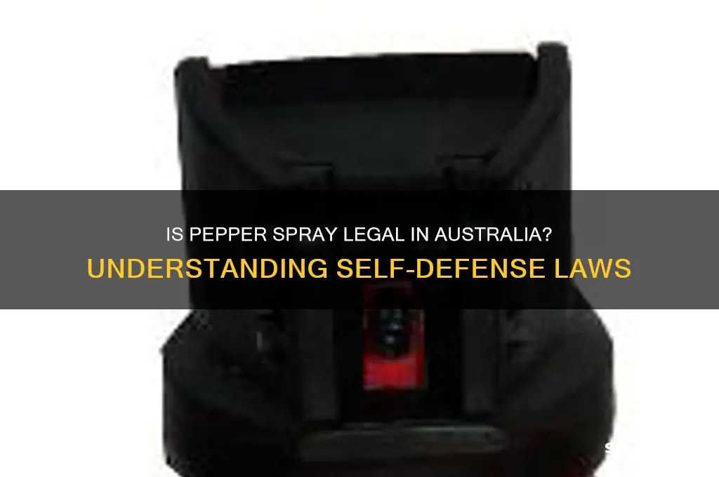 is pepper spray illegal in australia