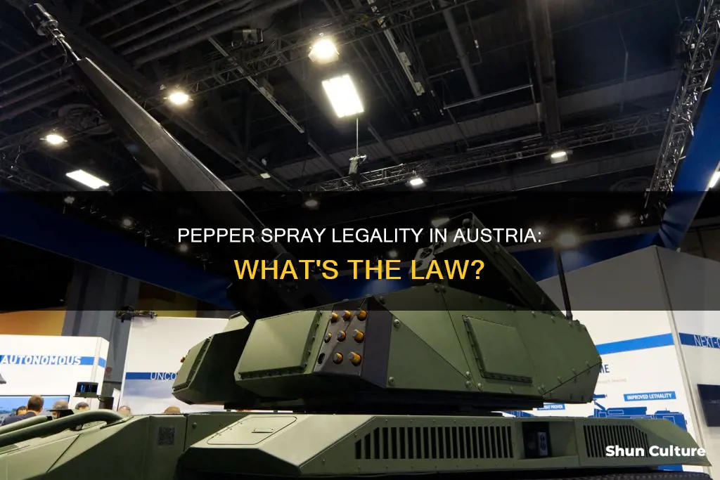 is pepper spray legal in austria