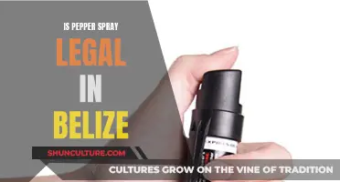 The Legality of Pepper Spray in Belize: What You Need to Know