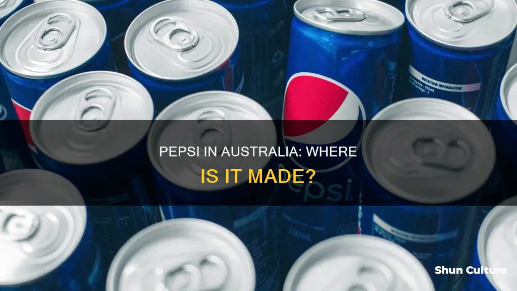 is pepsi made in australia