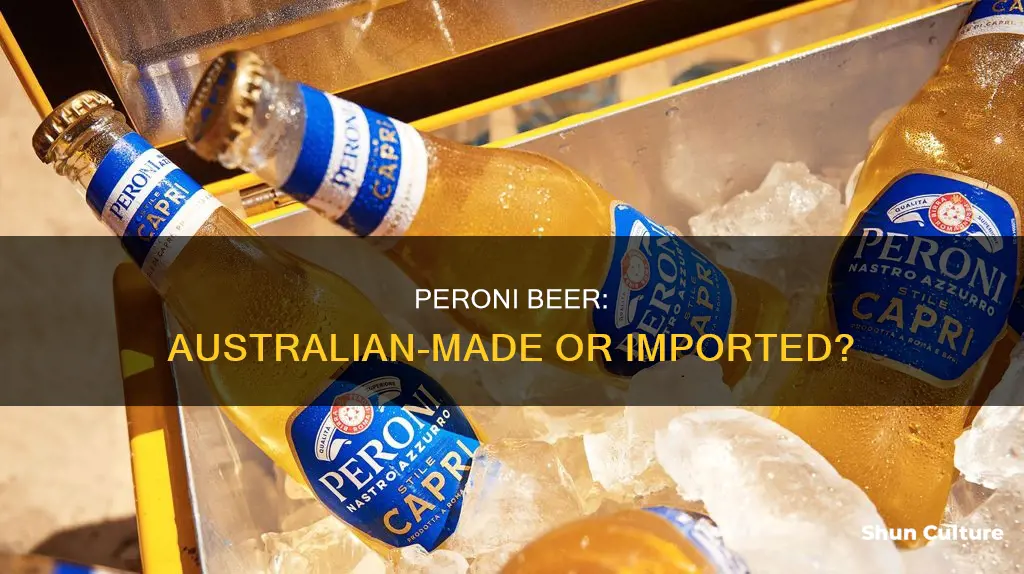 is peroni beer made in australia