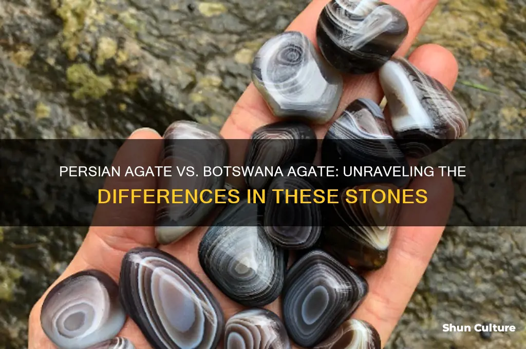 is persian agate and botswana agate the same stone