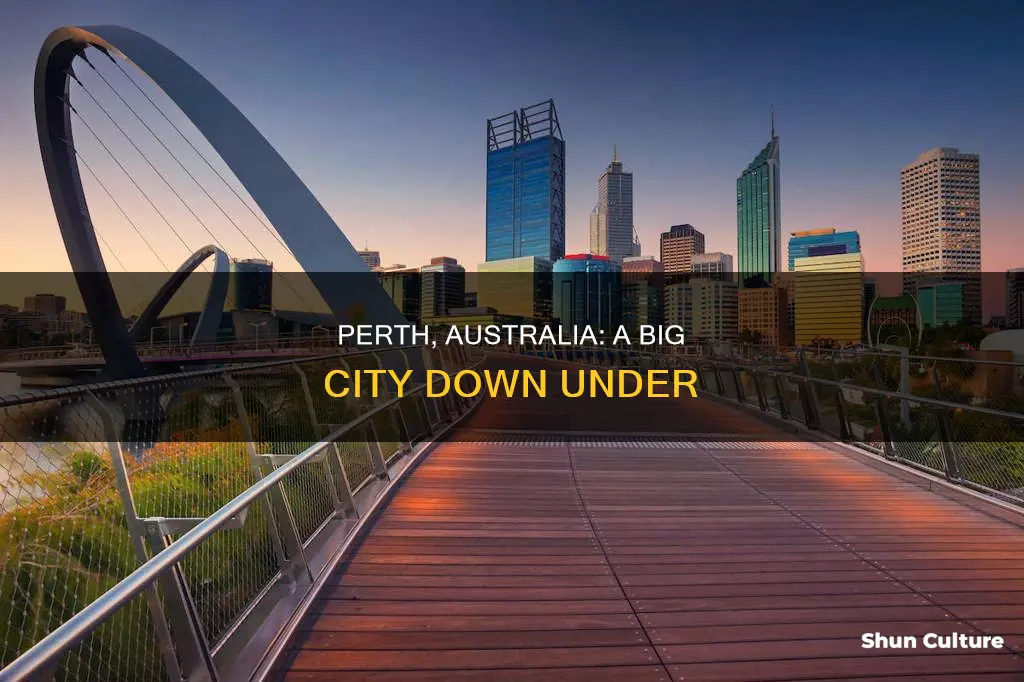 is perth australia a big city
