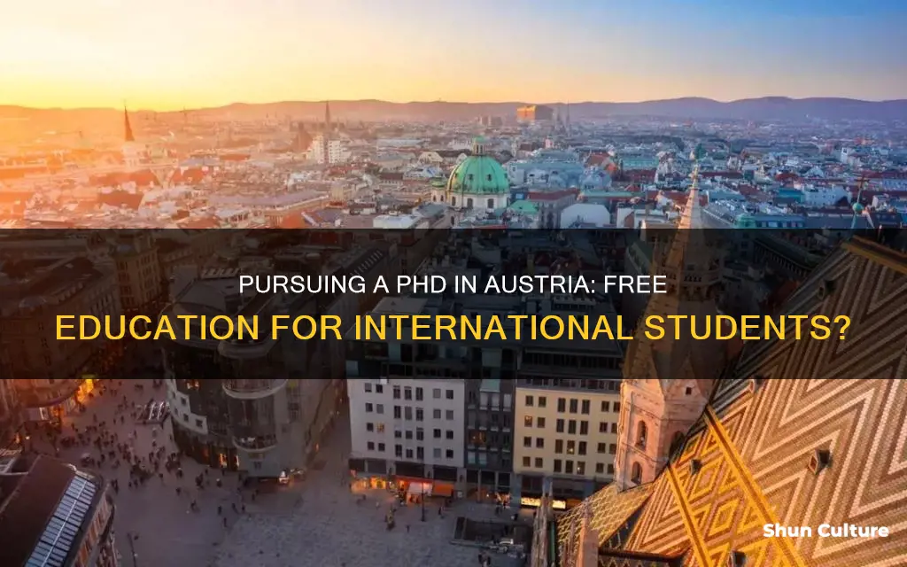 is phd free in austria for international students