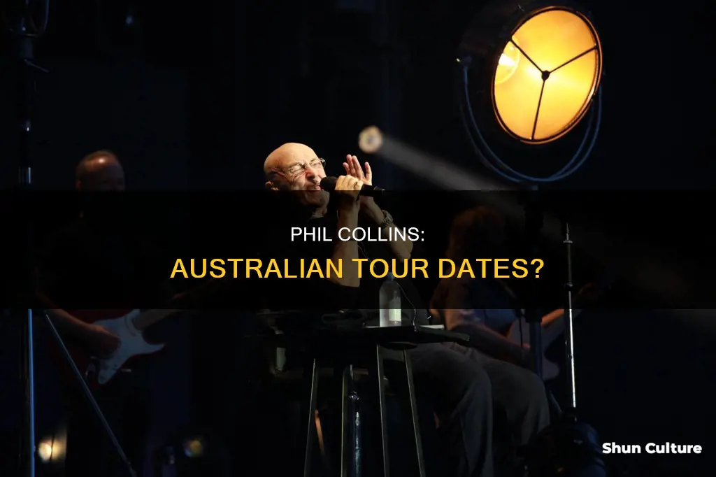 is phil collins coming to australia
