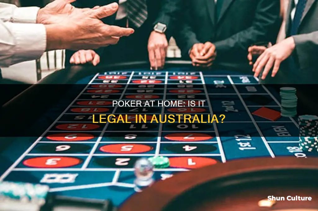 is play poker at home illegal australia