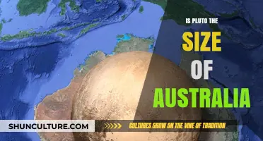 How Does Pluto Compare to Australia in Size?