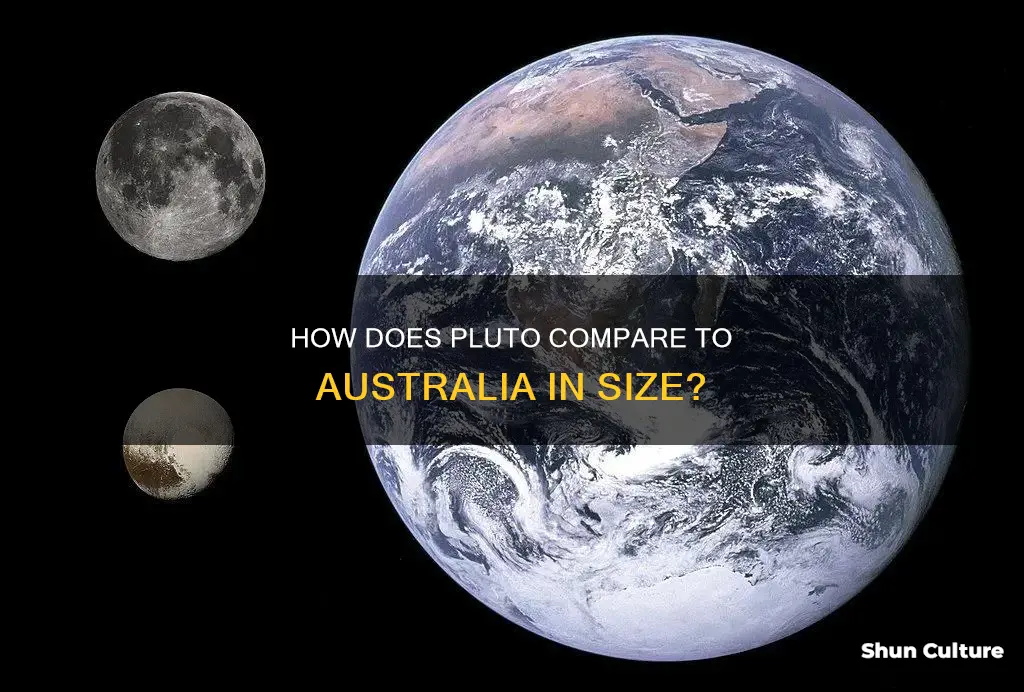 is pluto the size of australia
