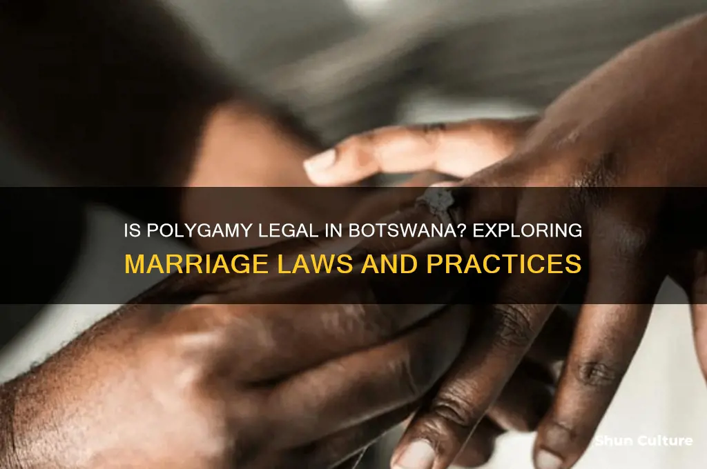 is polygamy legal in botswana
