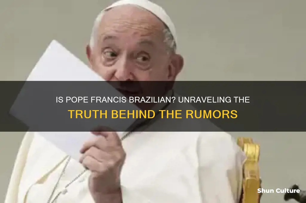 is pope francis brazil