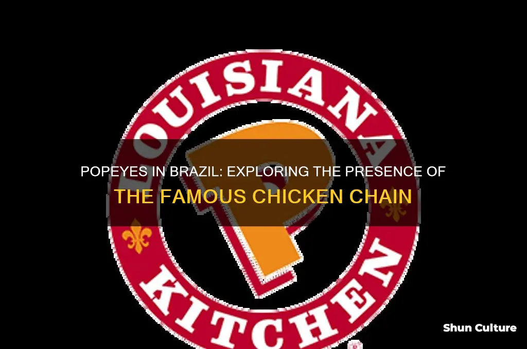 is popeyes in brazil