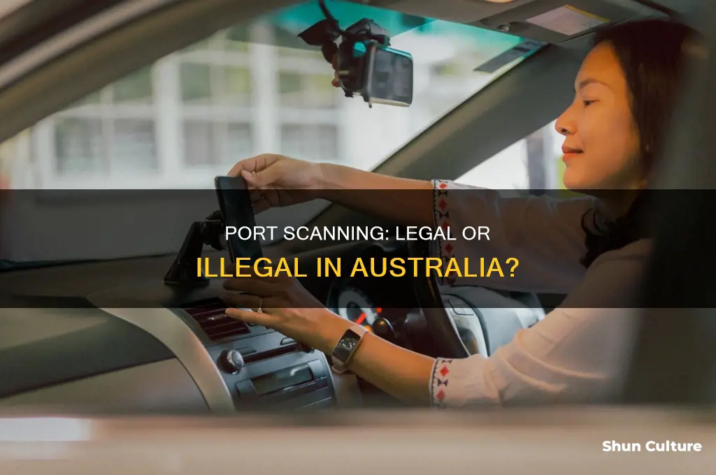 is port scanning illegal in australia