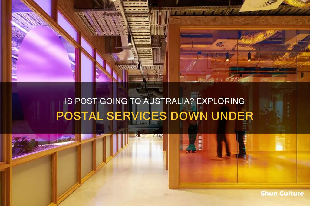 is post going to australia