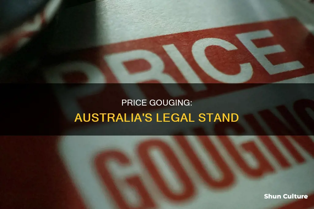 is price gouging illegal in australia