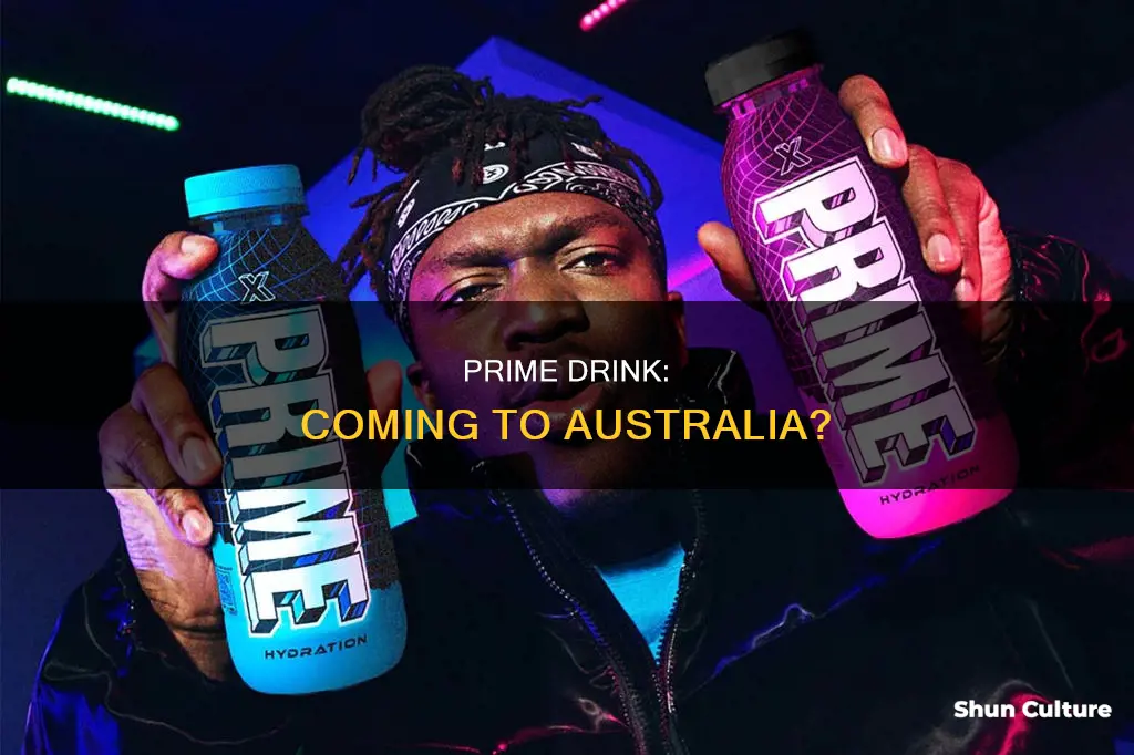 is prime drink coming to australia