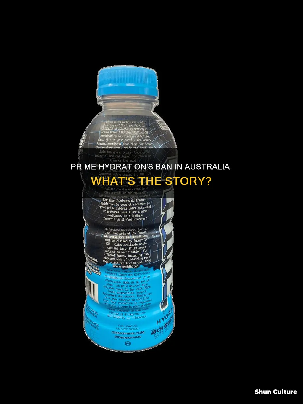 is prime hydration banned in australia