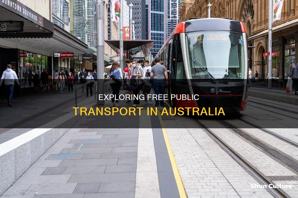 is public transport free in australia