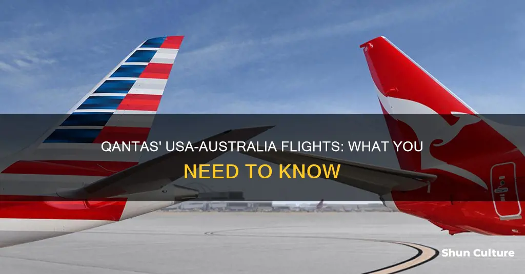 is qantas flying from usa to australia