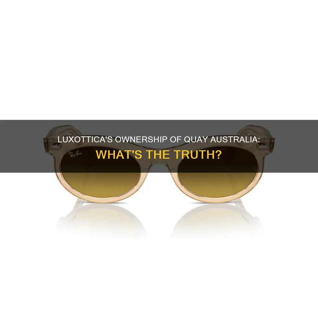 is quay australia owned by luxottica