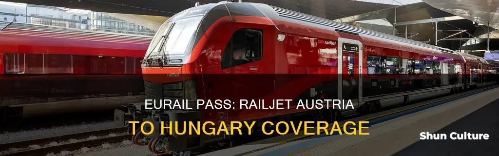 is railjet from austria to hungary covered by eurail pass