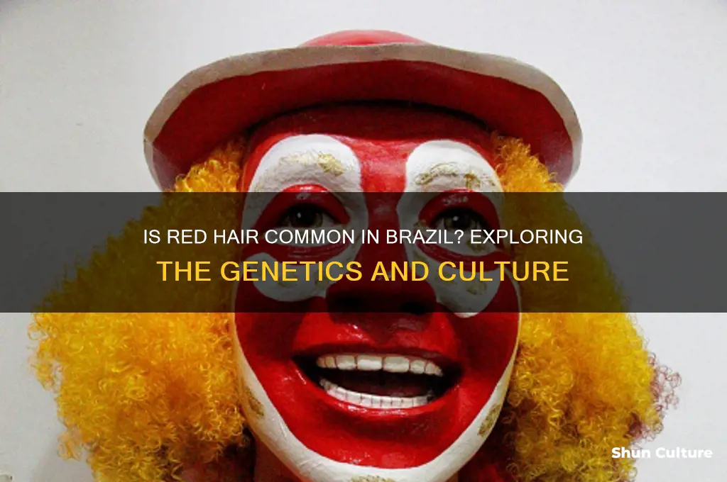 is red hair common in brazil