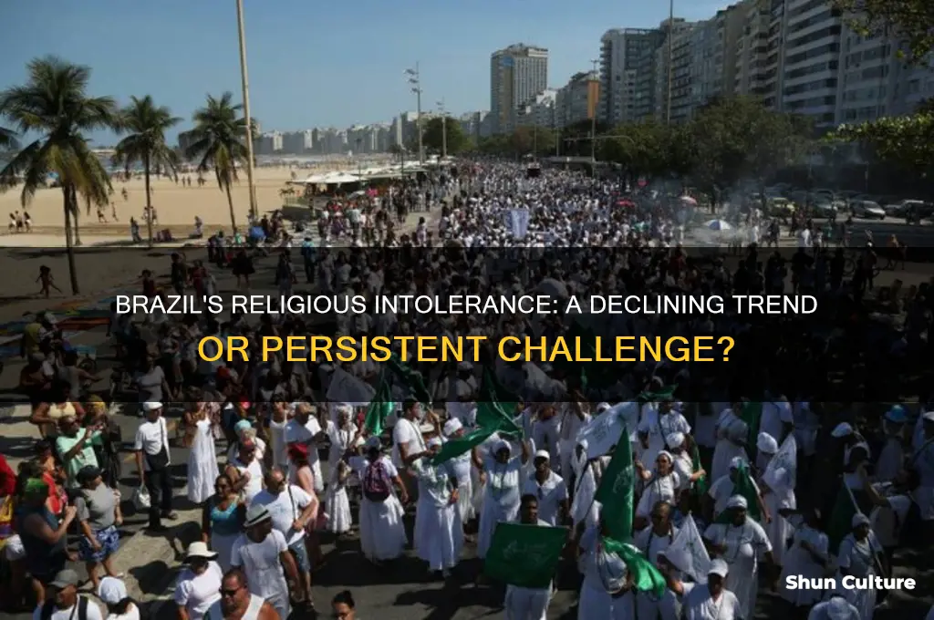 is religious intolerance in brazil decreasing