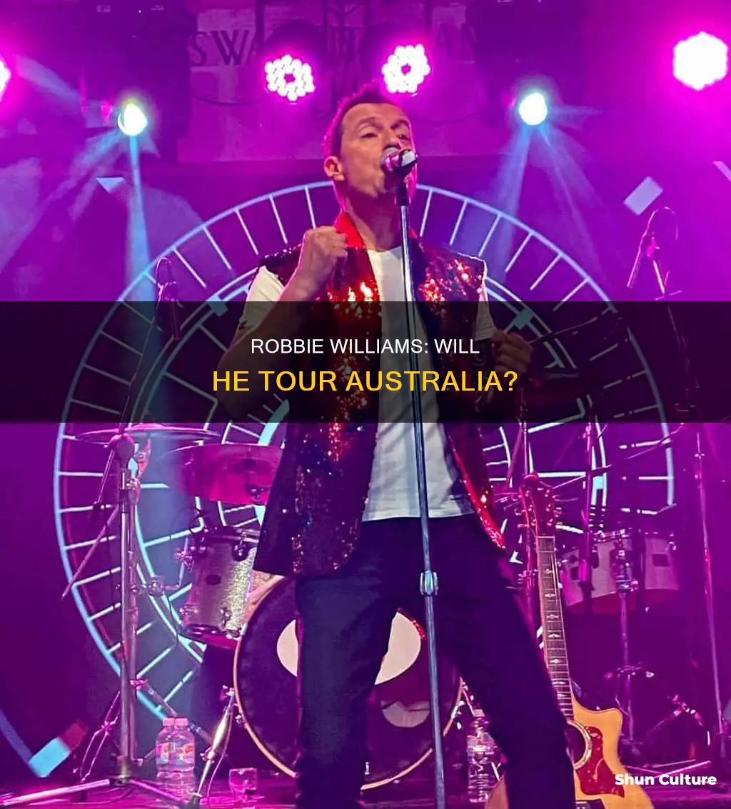 is robbie williams coming to australia
