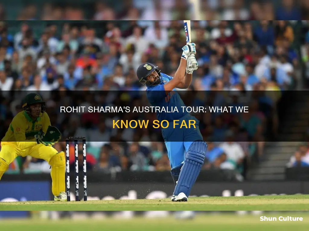 is rohit sharma flying to australia