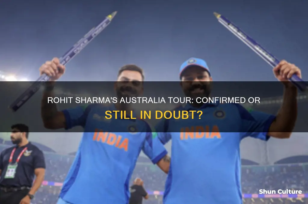 is rohit sharma going to australia