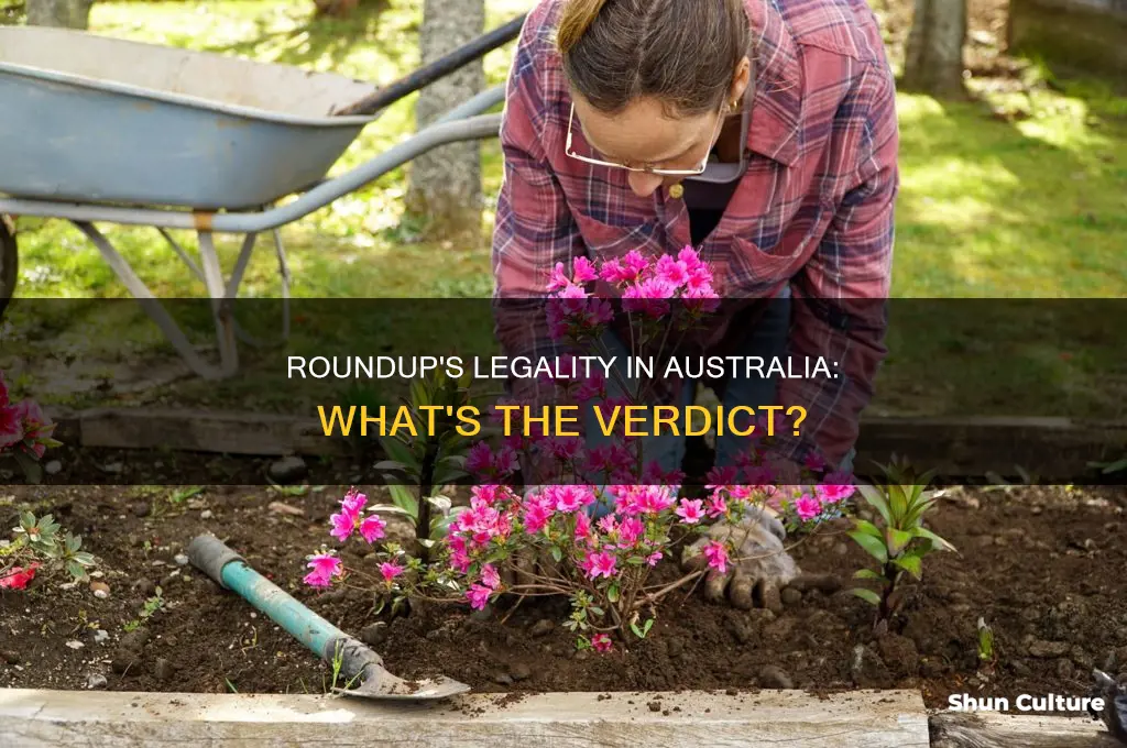 is roundup illegal in australia