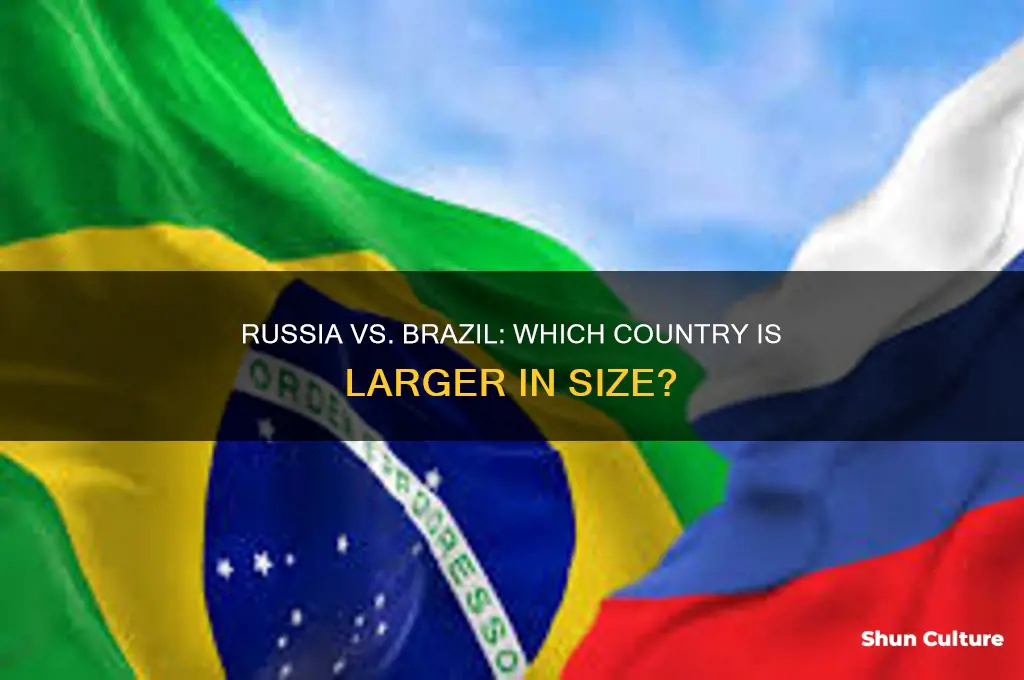 is russia bigger than brazil