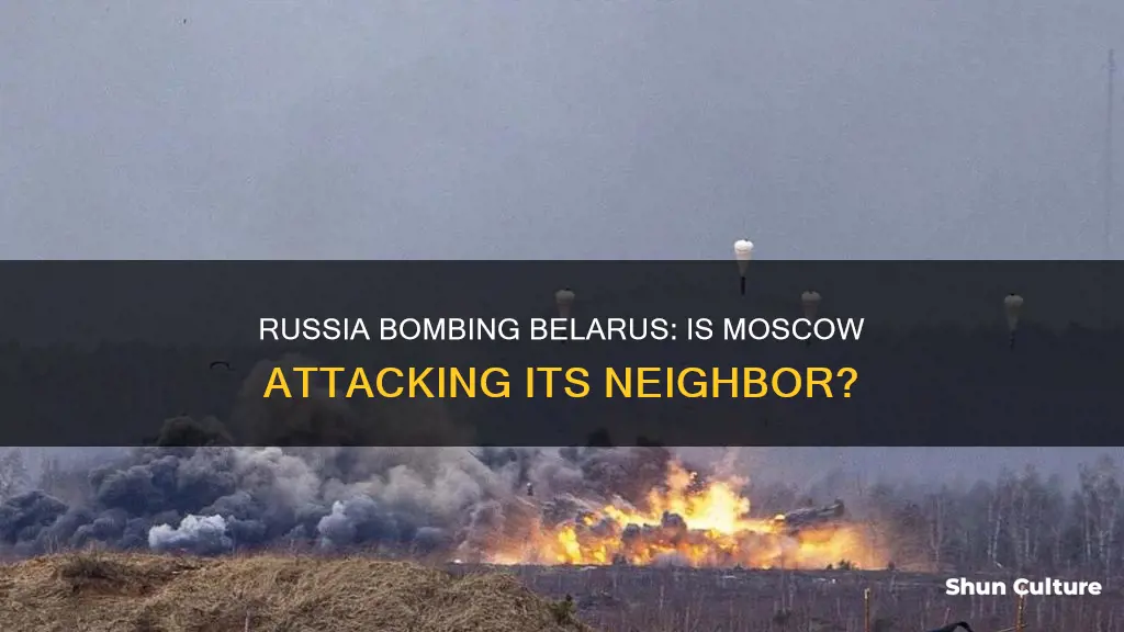 is russia bombing belarus