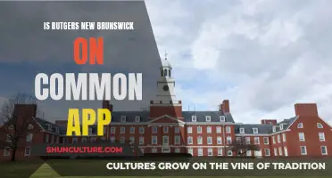 Rutgers NB: Common App Confusion