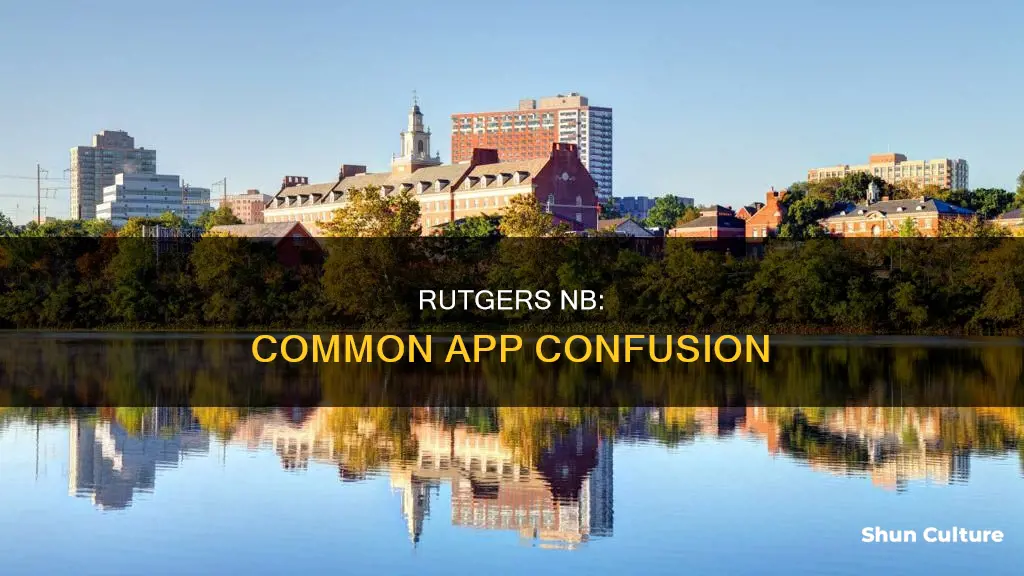is rutgers new brunswick on common app